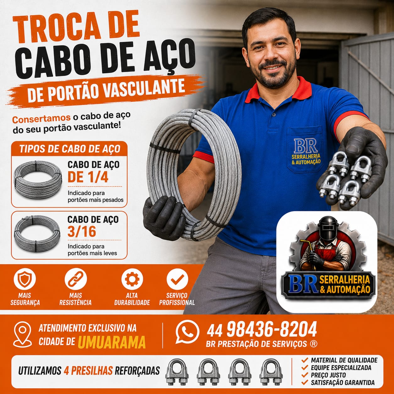 Trabalho realizado pela BR Serralheria & Automação 1