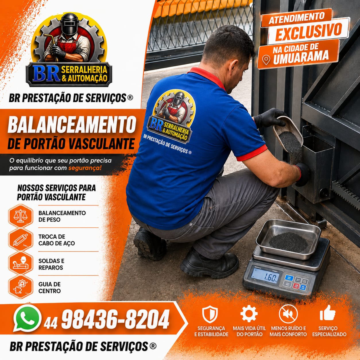 Trabalho realizado pela BR Serralheria & Automação 5